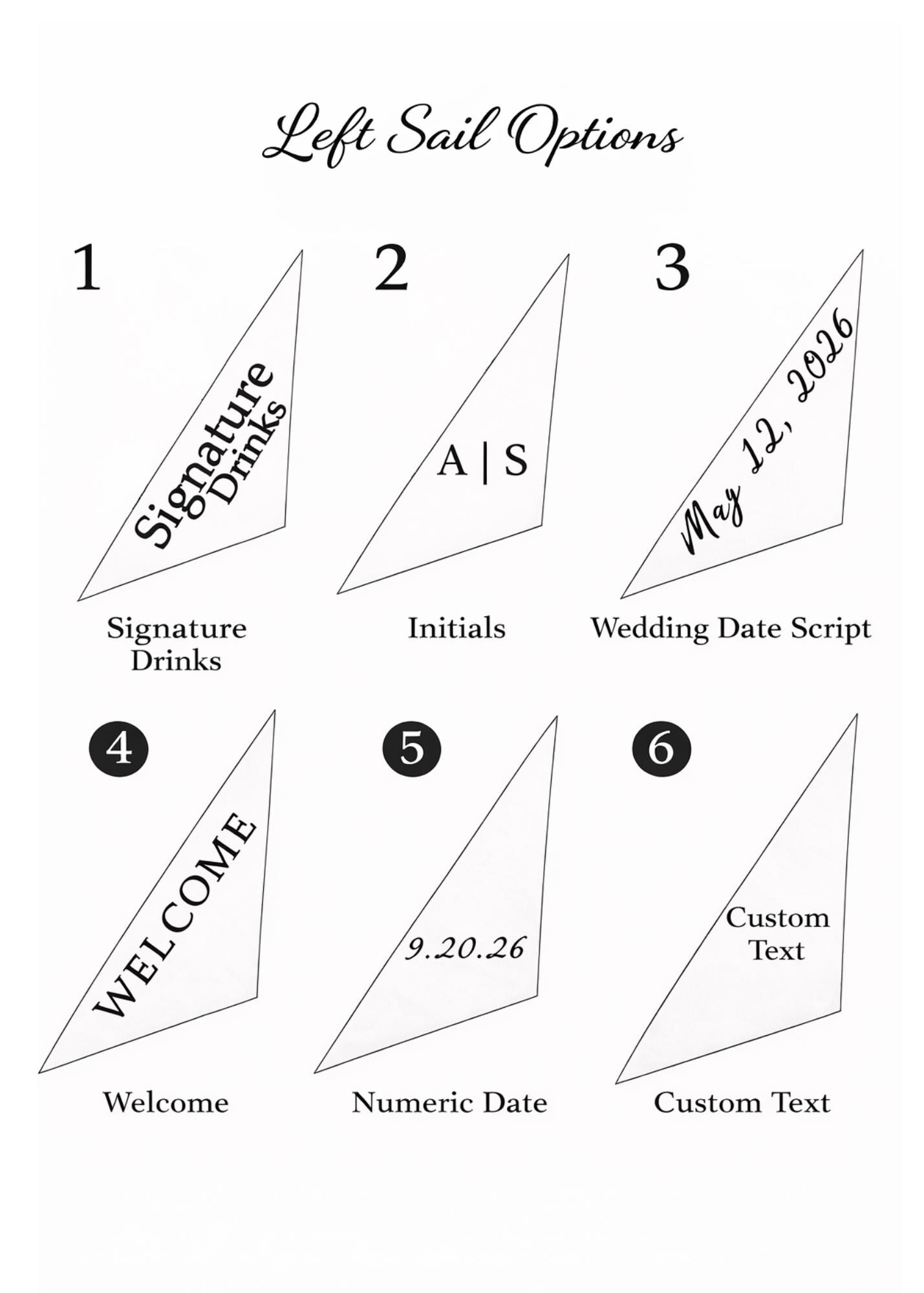 Sailboat Wedding Sign — view 11