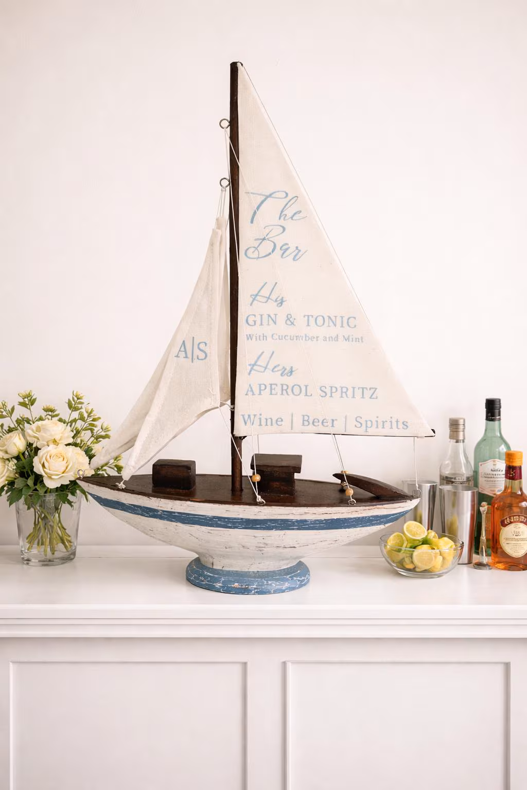 Sailboat Wedding Sign — view 9